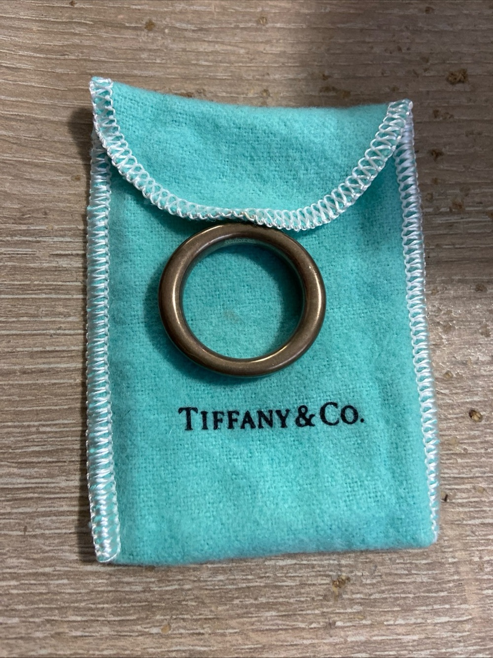 Vintage Tiffany & Co. designed by Elsa Peretti Men’s 925 Stamped Silver Ring